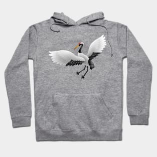 Snow crane(Ver.2) Hoodie